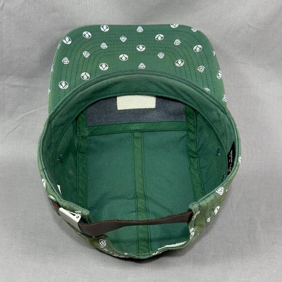 Rhinegeist Brewery Strapback Hat Cap Green 5 panel Beer Cincinnati Ohio USA Mens - Picture 13 of 15